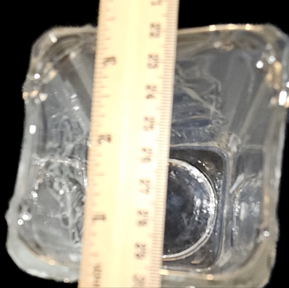 Two Christmas candle holders, one with red poinsettia design and the other Bells - Picture 8 of 15